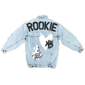Spirit Jersey NY Rookie 4 Pocket Denim Jacket - Size XS